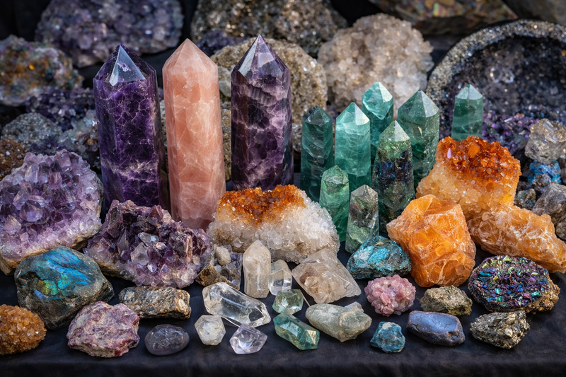 Raw Crystals & Minerals