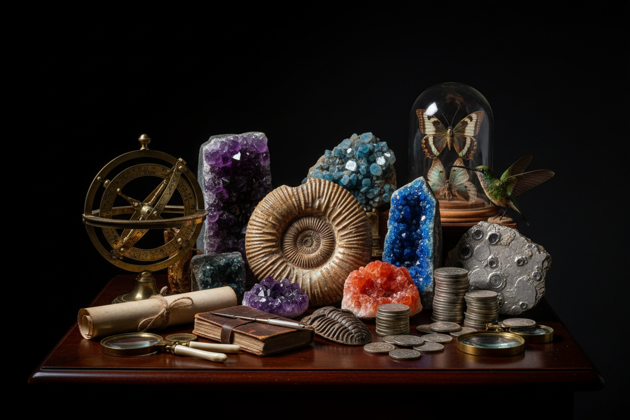 Fossils, Crystals & Artifacts Under $50