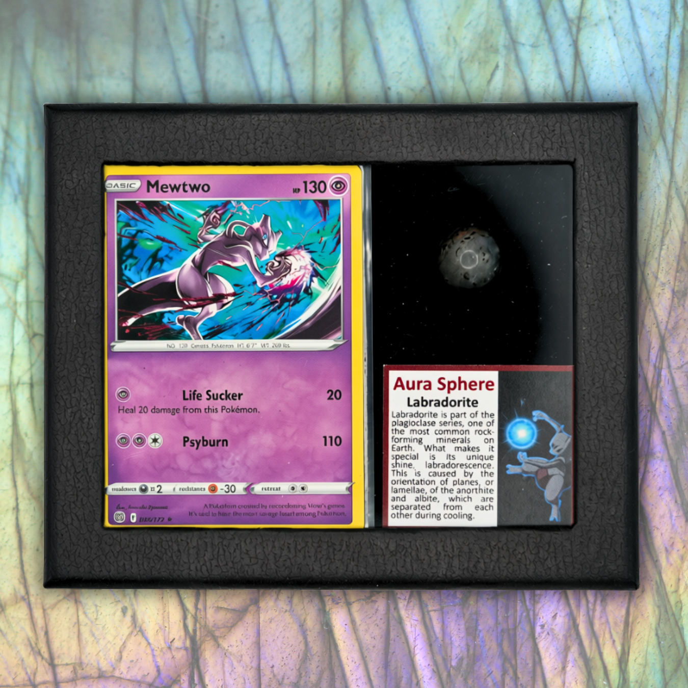 Mewtwo Pokémon Crystal Display