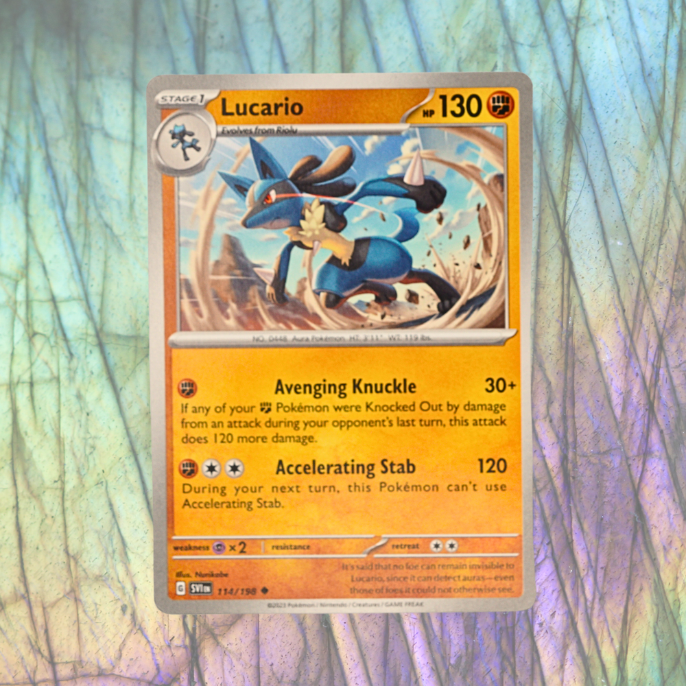 Pokemon Crystal Display - Lucario