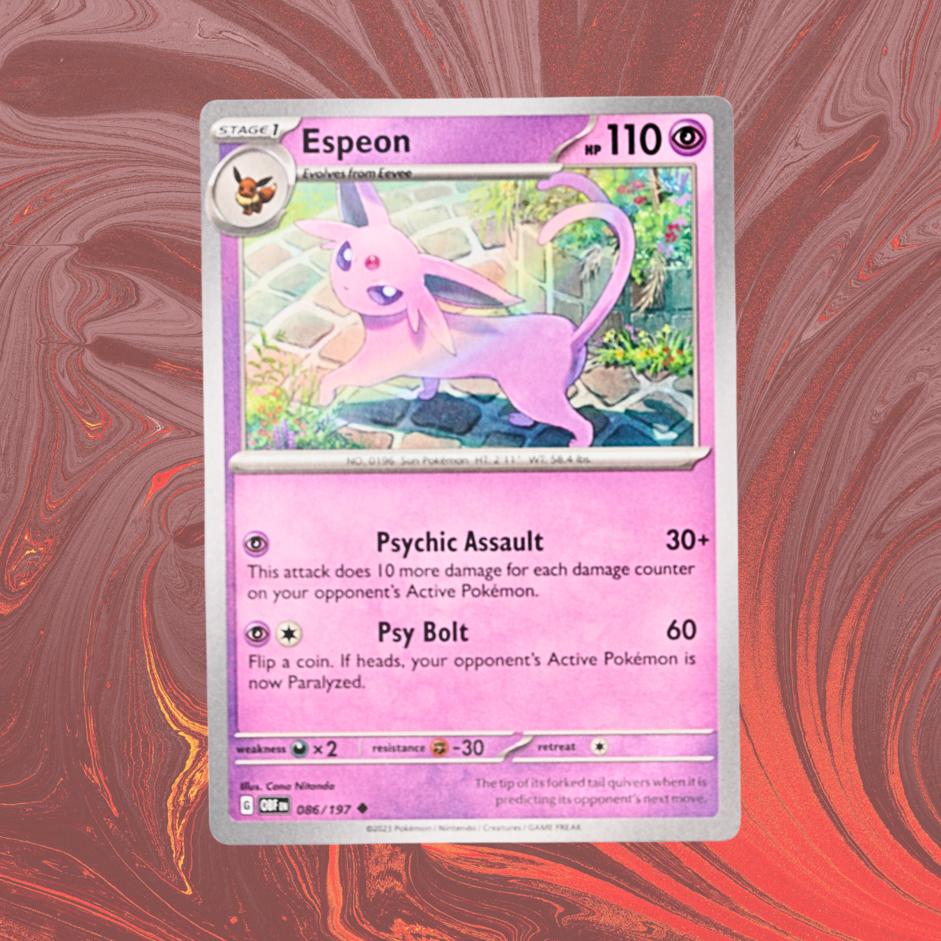 Pokémon Crystal Display – Espeon (Third Eye Jewel)