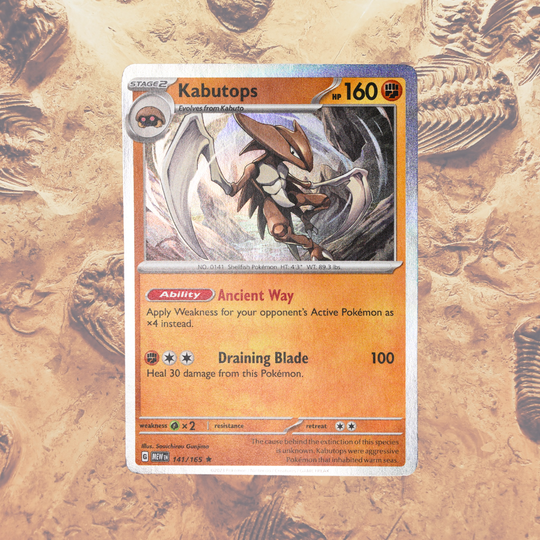 Pokémon Fossil Display – Kabutops Trilobite Fossil