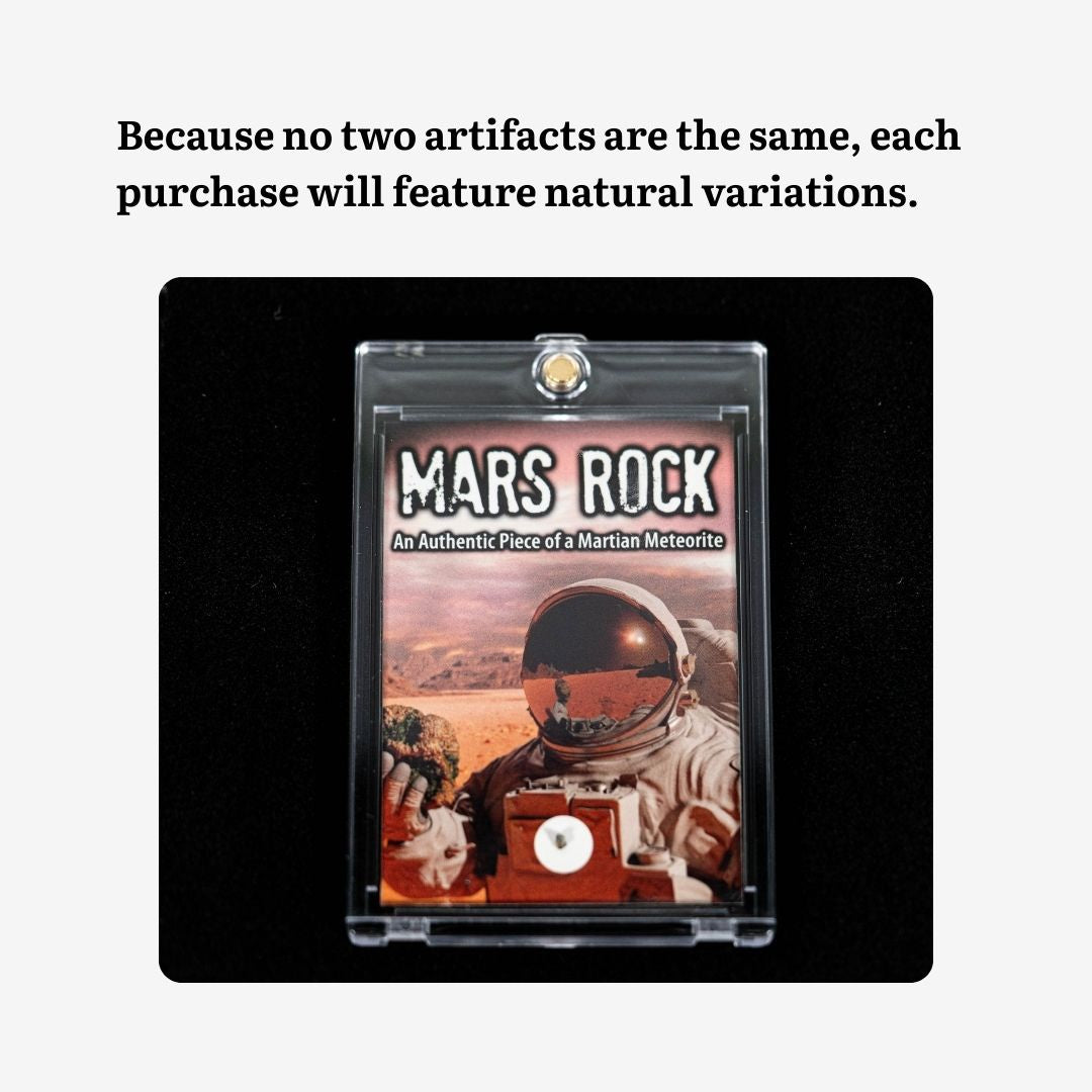 Mars Meteorite Display – Authentic Martian Rock