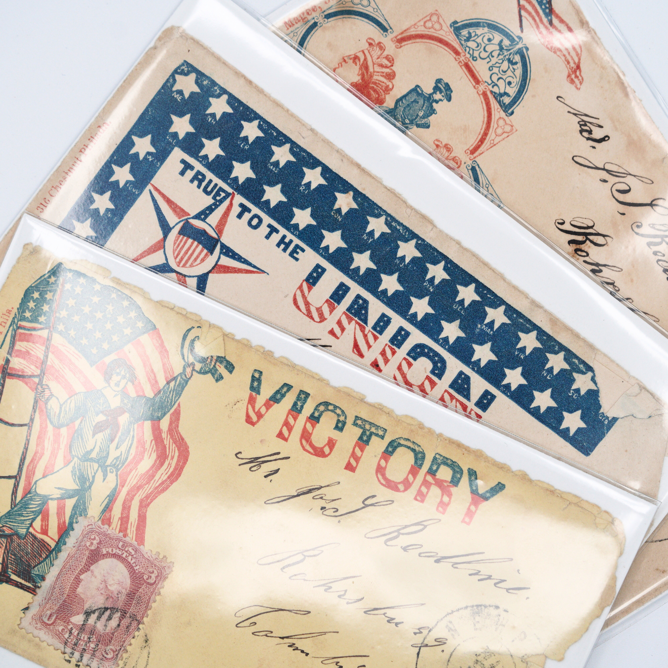 Civil War Young Union Soldier Letters to Family | Framed Transcribed Archive Display