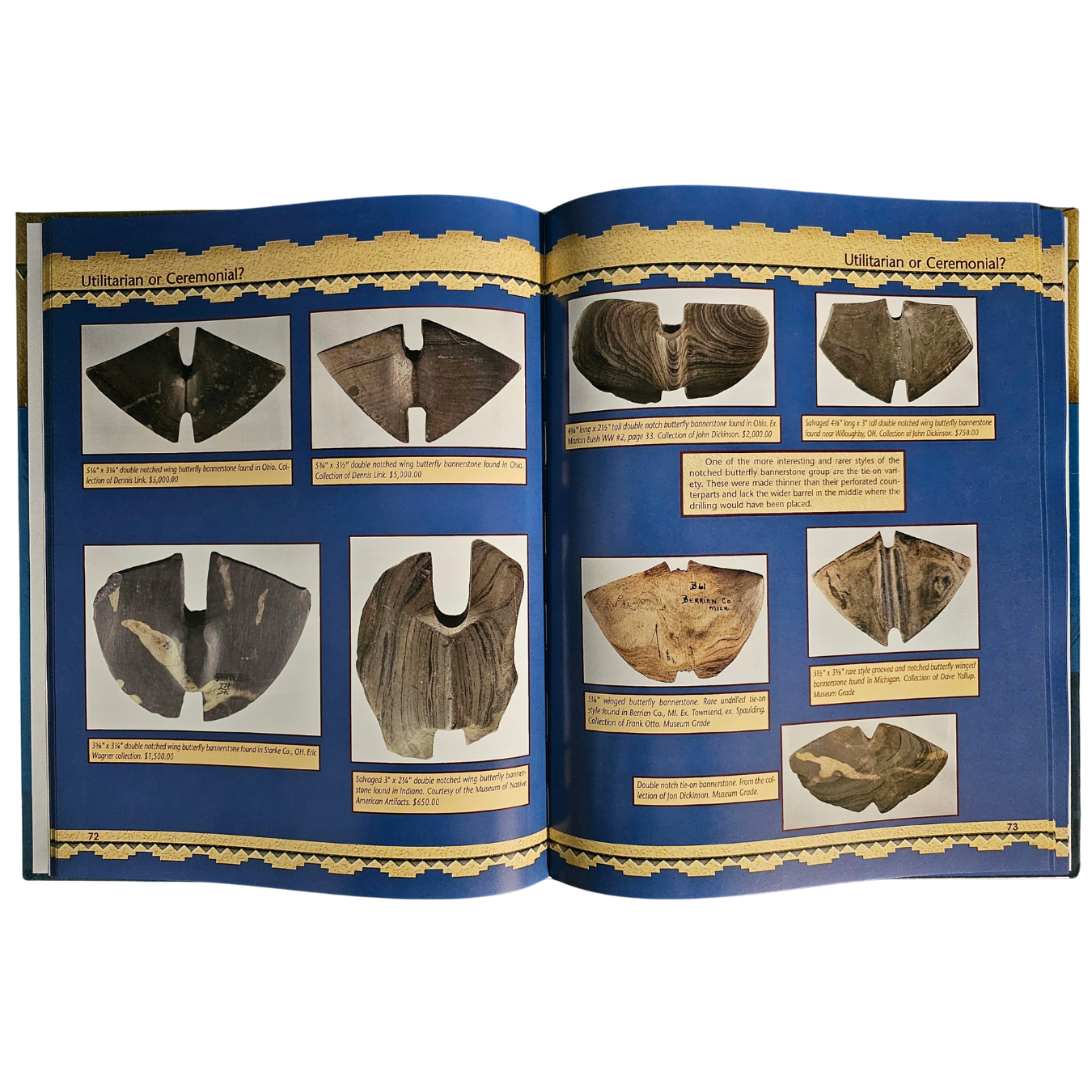Indian Bannerstones & Related Artifacts: Identification and Value Guide