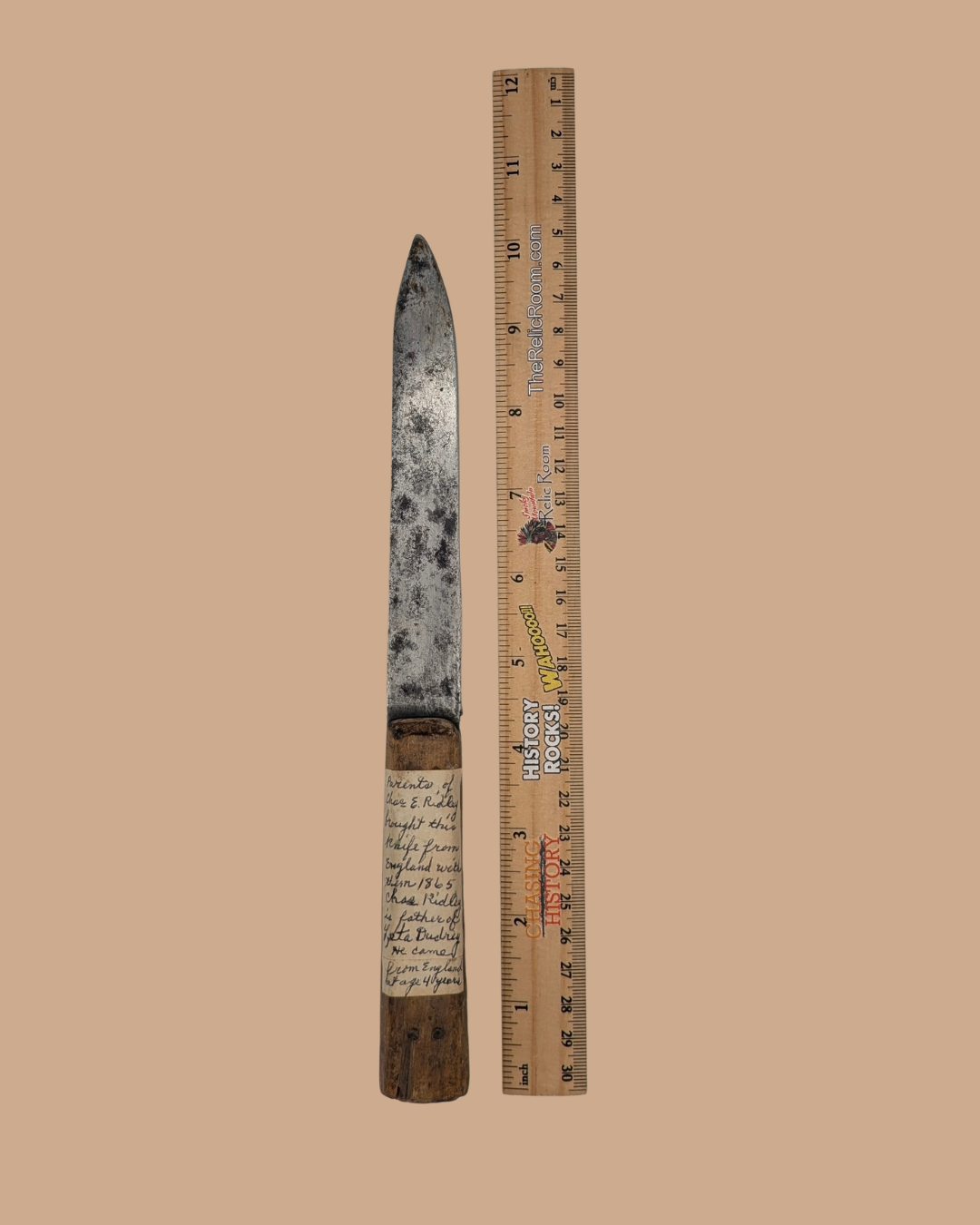 Late 19th Century A.J. Jordan Sheffield Kitchen Knife – Ridley Family Provenance