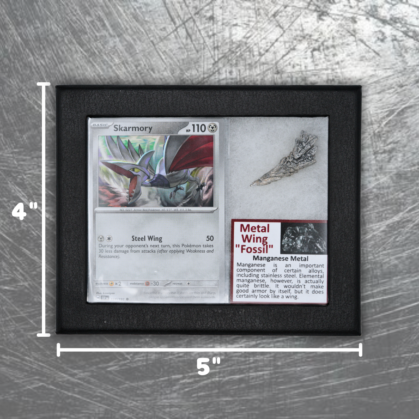 Skarmory Pokémon Fossil Display
