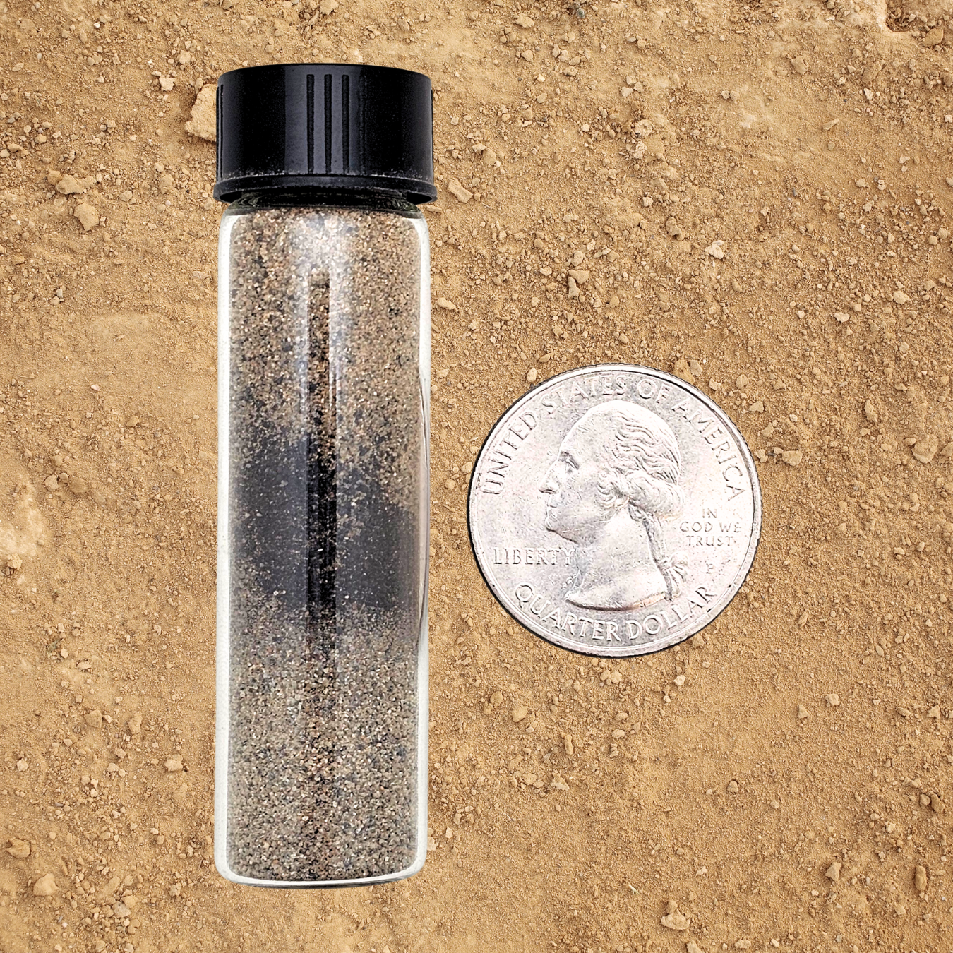 Dinosaur Extinction Layer Soil Sample Display Frame