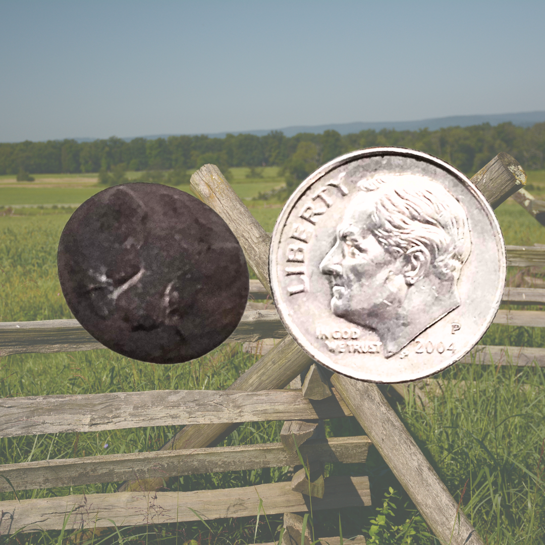Civil War Union Army Button Display