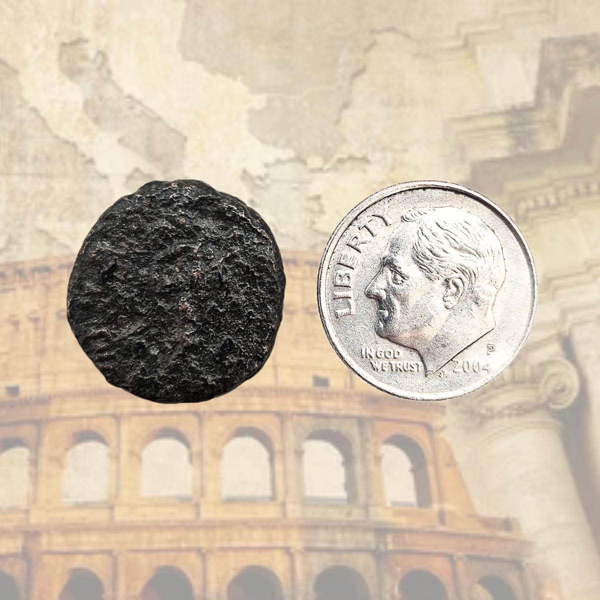Roman Coin Display