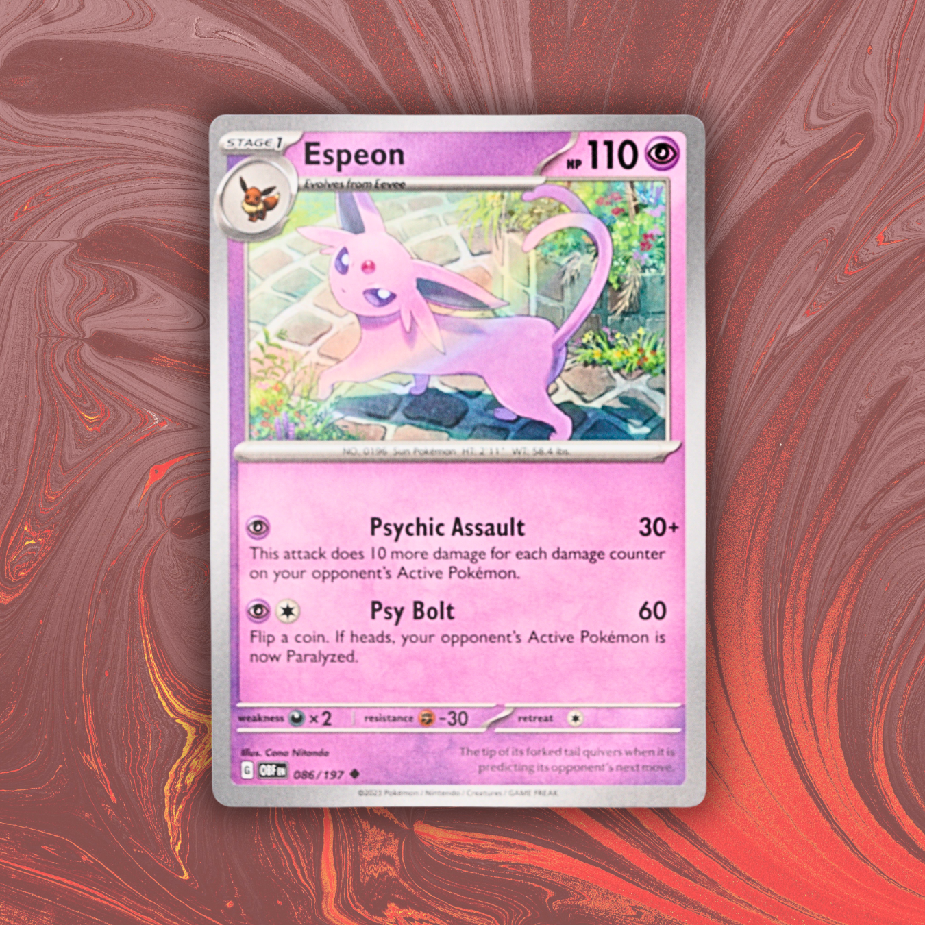 Pokémon Kristall Display – Psiana (Drittes Auge Juwel)