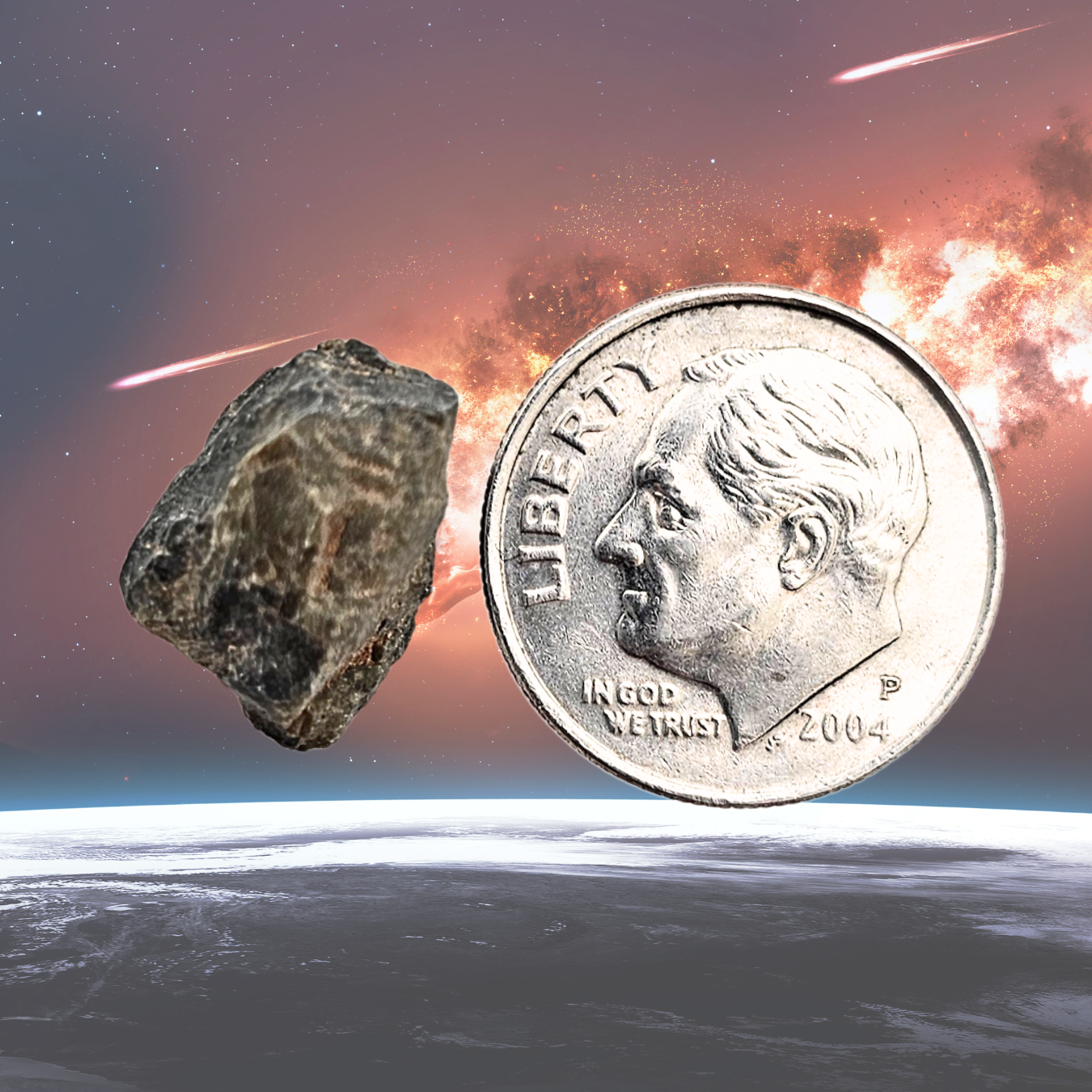 Tatahouine Meteorite Display