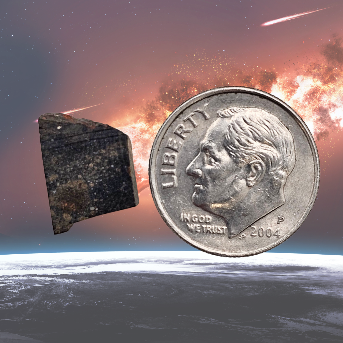 Rumuruti (R3) Meteorite Display Frame