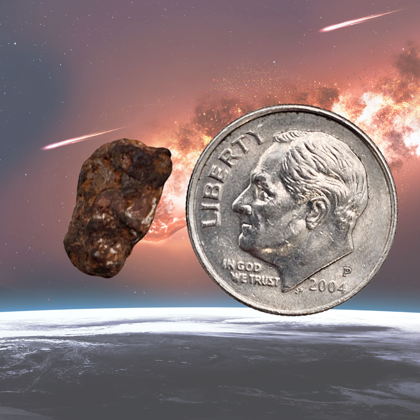 Sericho Pallasite Meteorite Display