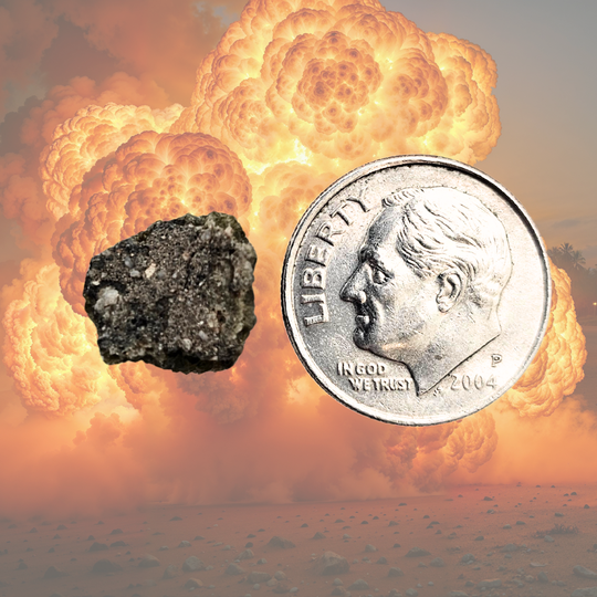 Trinitite Display – The Secret City Oak Ridge 80th Anniversary Edition