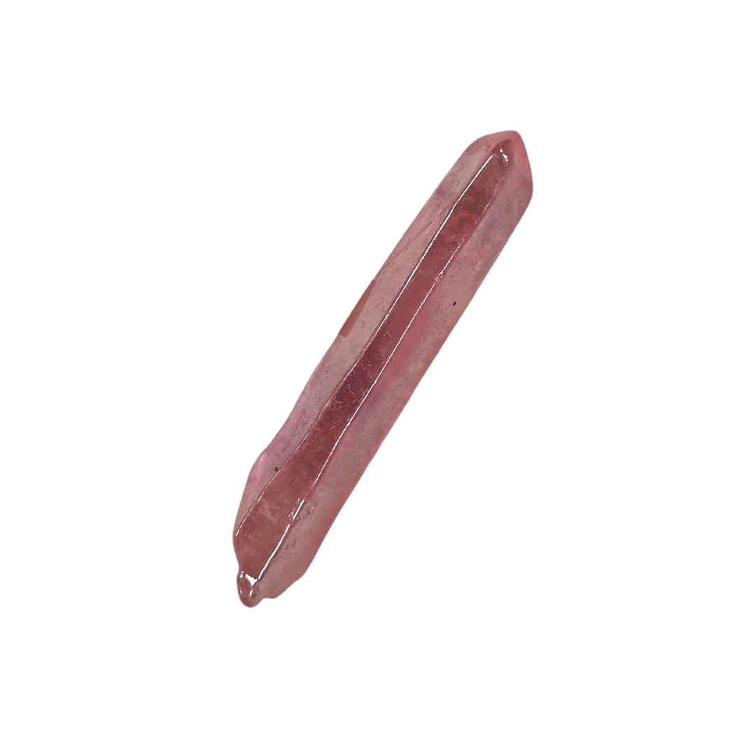 Pink Aura Quartz Point