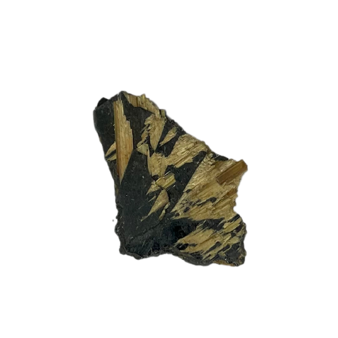 Healerite With Golden Rutiles