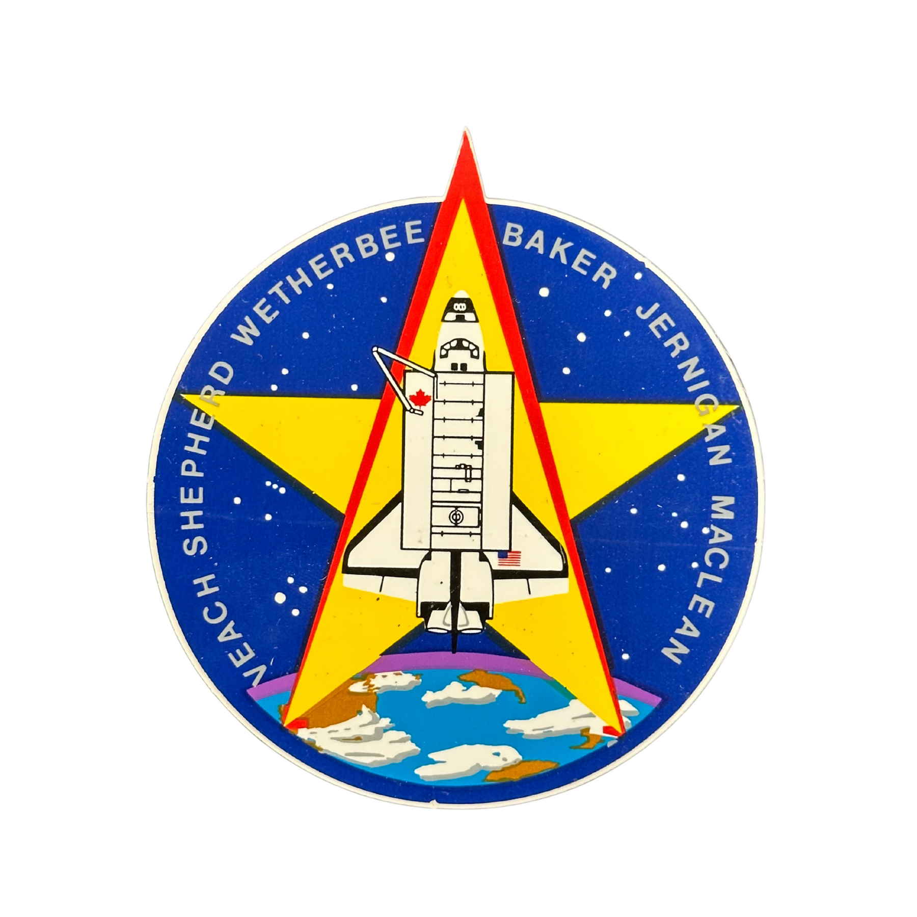 STS-52 Crew Patch Decal