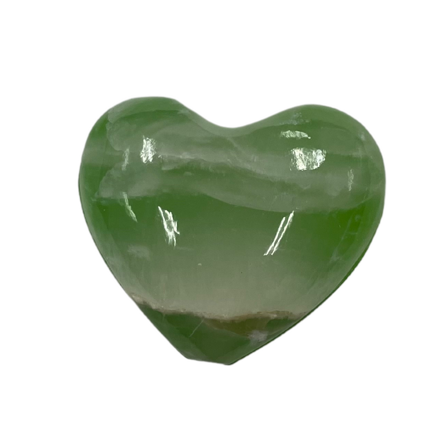 Green Onyx Heart
