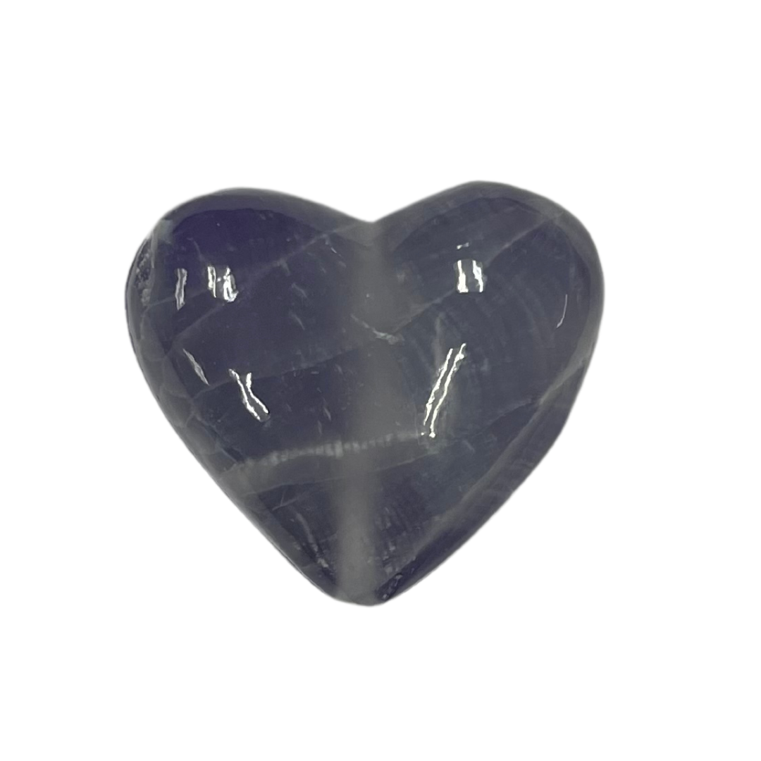 Purple Onyx Heart