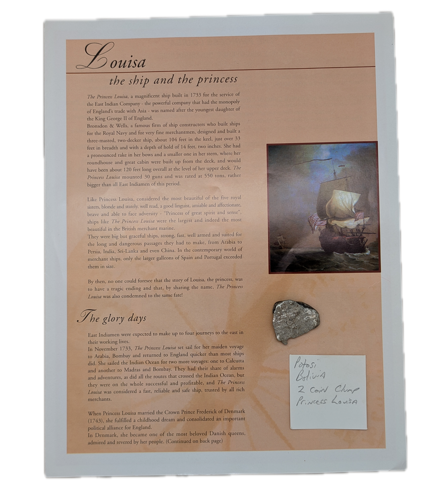 Shipwreck Coin Clump Princess Louisa