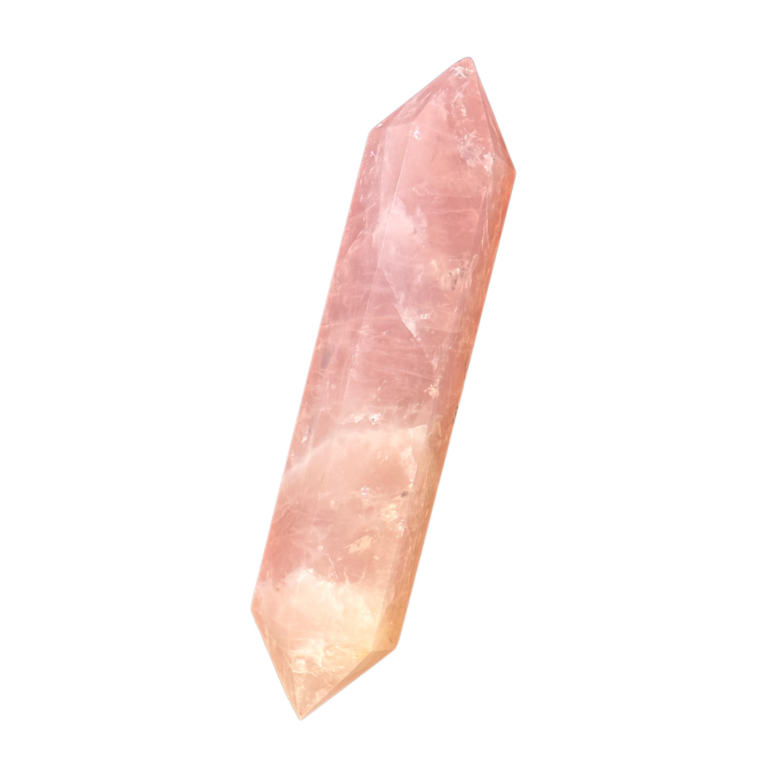Rose Quartz Crystal Wand