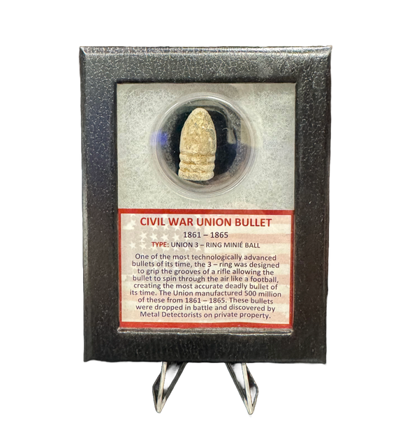 Civil War Union Bullet Display