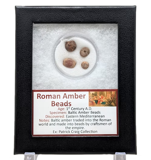Roman Amber Beads