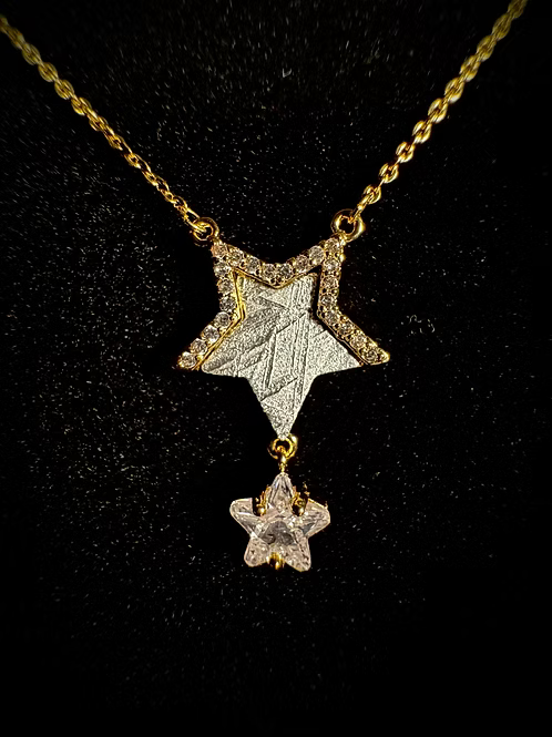Aletai Iron Meteorite – Star-Shaped Necklace