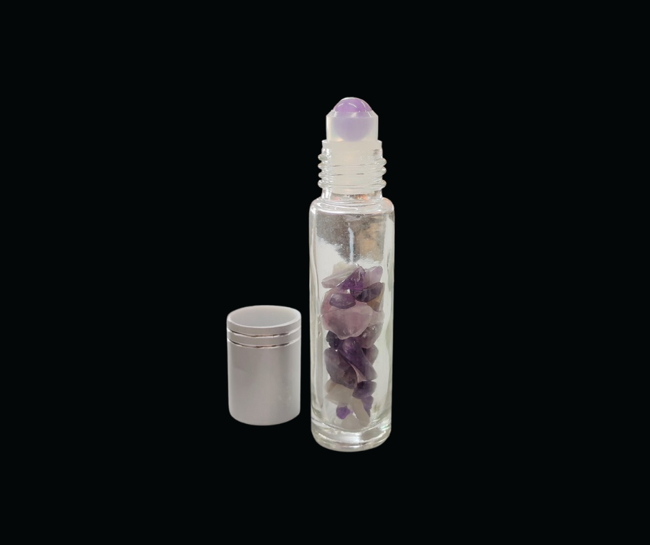 Amethyst Gemstone Essential Oil Roller