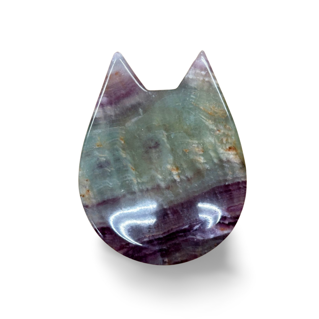 Fluorite Cat Bowl