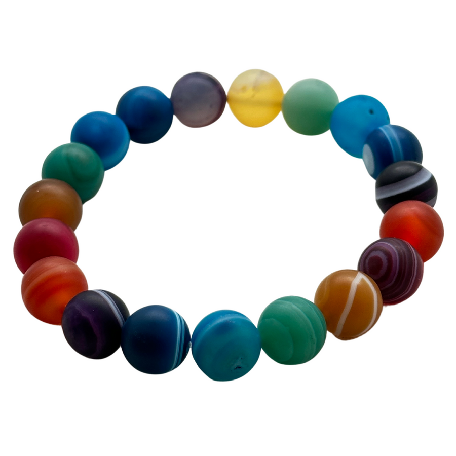 Chakra Agate Bracelet
