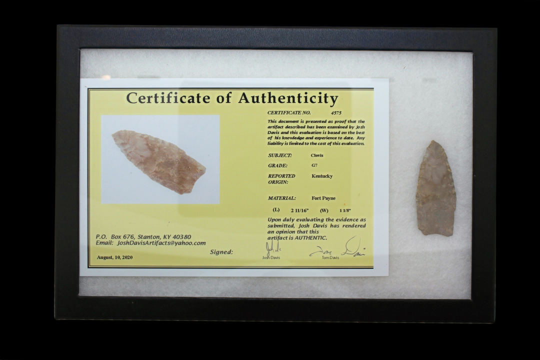 Kentucky Clovis - C.O.A. Included