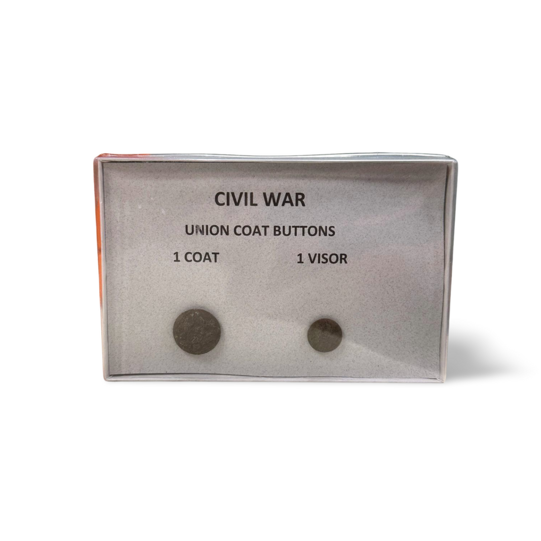 Union Legacy Collection: Civil War Coat and Visor Buttons Display