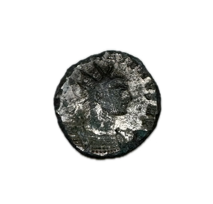 Silvered Roman Coin of Gallienus (256–257 AD) – High Detail