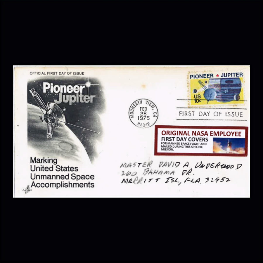Original NASA Employee First Day Cover ~ Feb 28, 1975