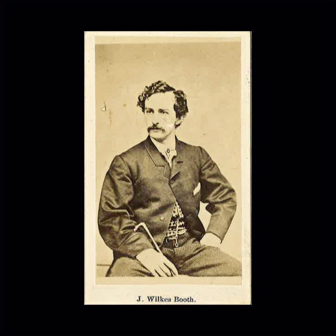 Original Early John Wilkes Booth Cabinet Card