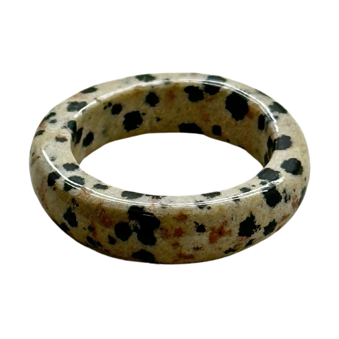 Dalmatian Jasper Ring