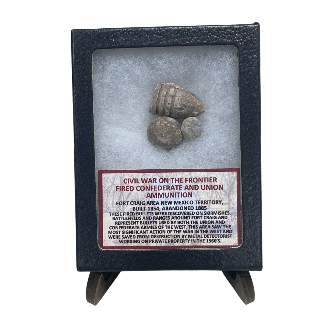 Civil War on the Frontier - Fired Confederate & Union Ammunition