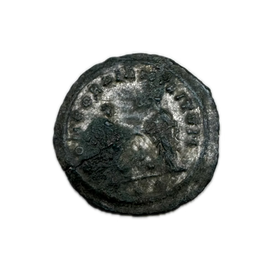 Silvered Roman Coin of Aurelian (274 AD) – “Concordia Militvm” Military Unity Issue