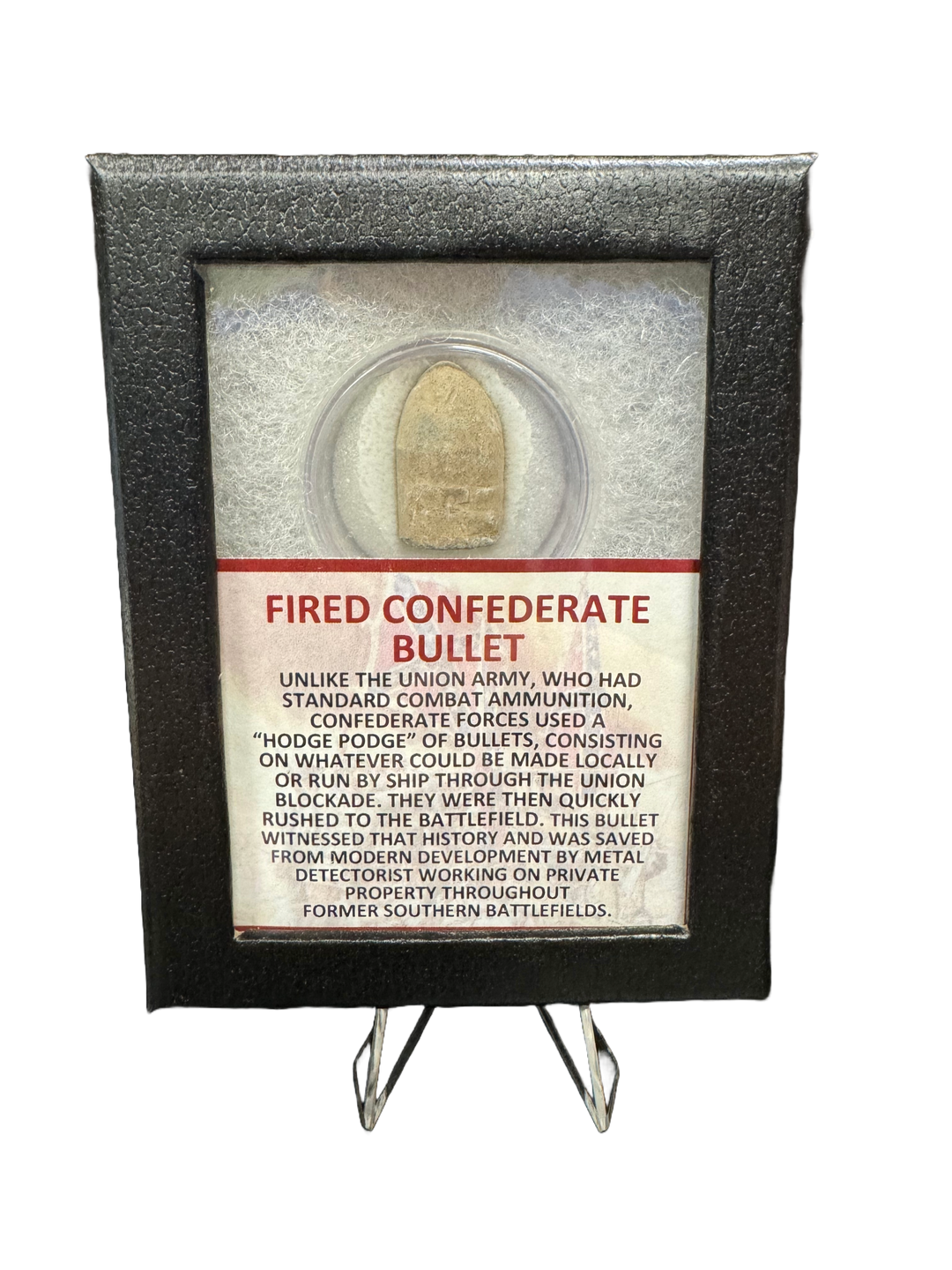 Fired Confederate Bullet