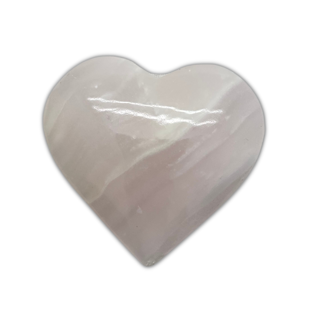 Pink Calcite Heart