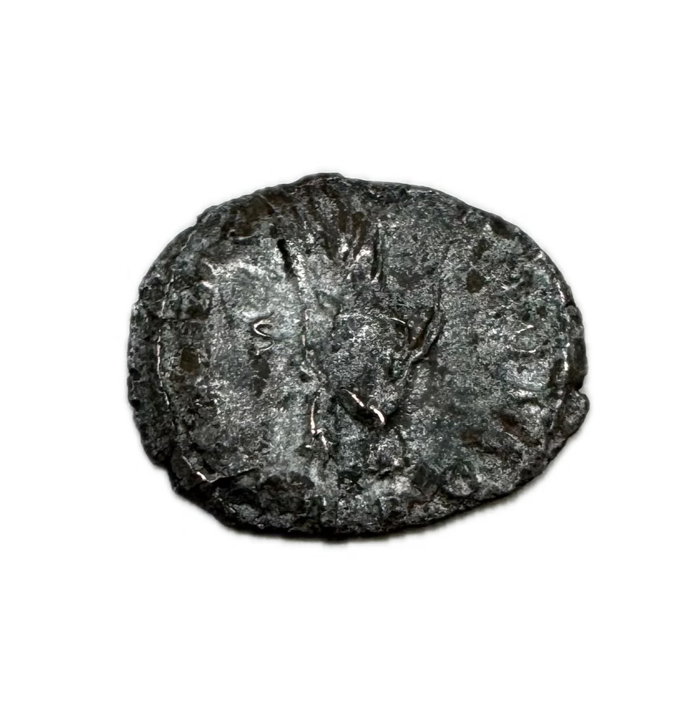 Silvered Roman Coin Emperor Gallienus