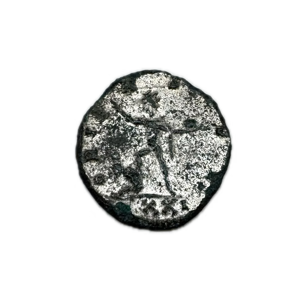 Silvered Roman Coin of Gallienus (256–257 AD) – High Detail
