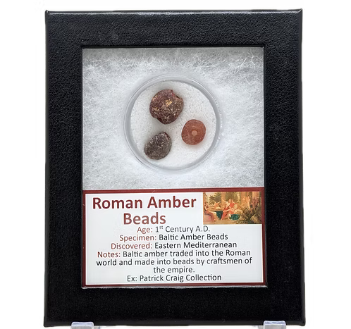 Roman Amber Beads