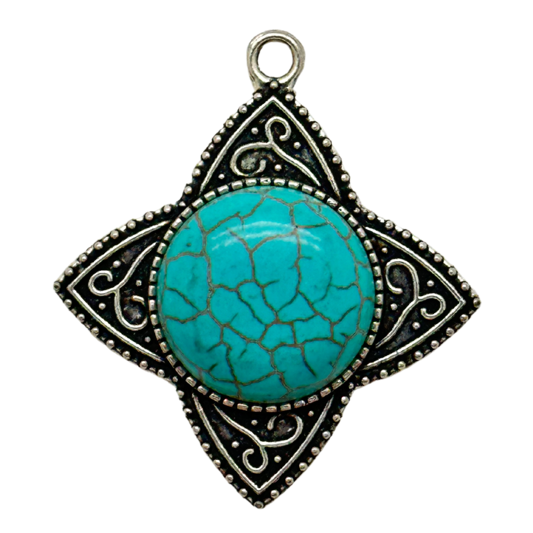 Turquoise Star Pendant