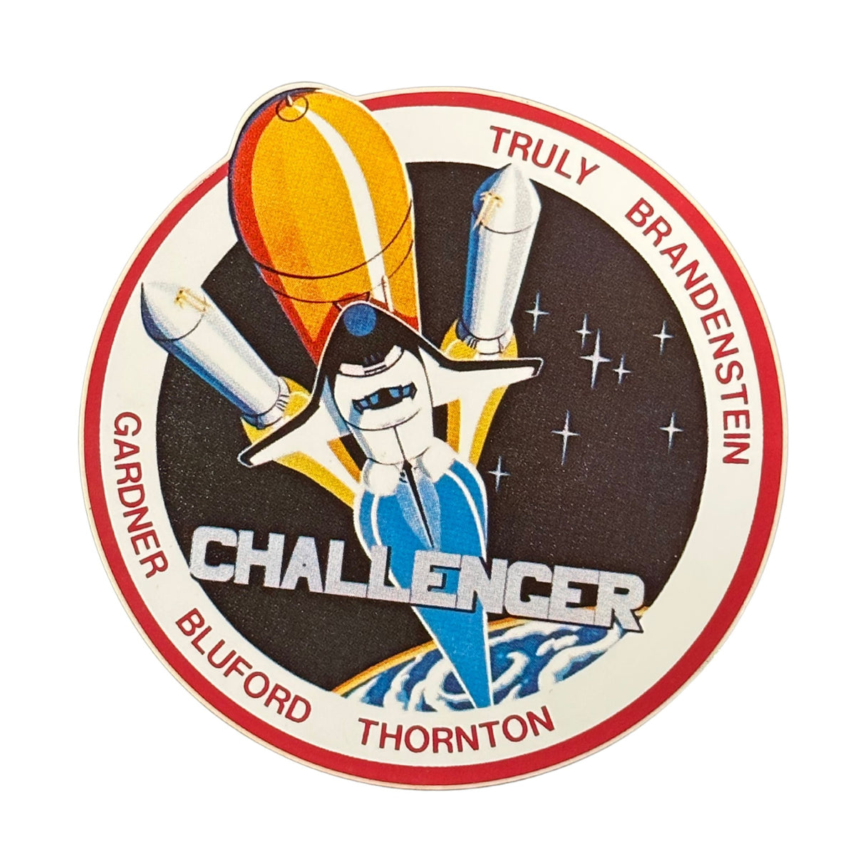 STS-8 Crew Patch Decal