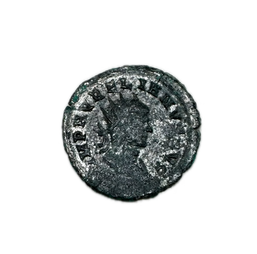 Silvered Roman Coin of Aurelian (274 AD) – High Detail “Concordia Militvm” Issue
