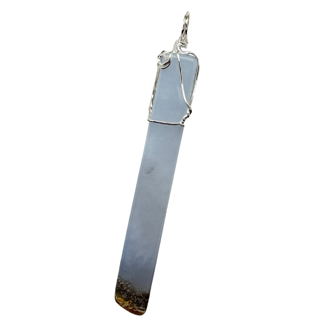 Blue Chalcedony Pendant