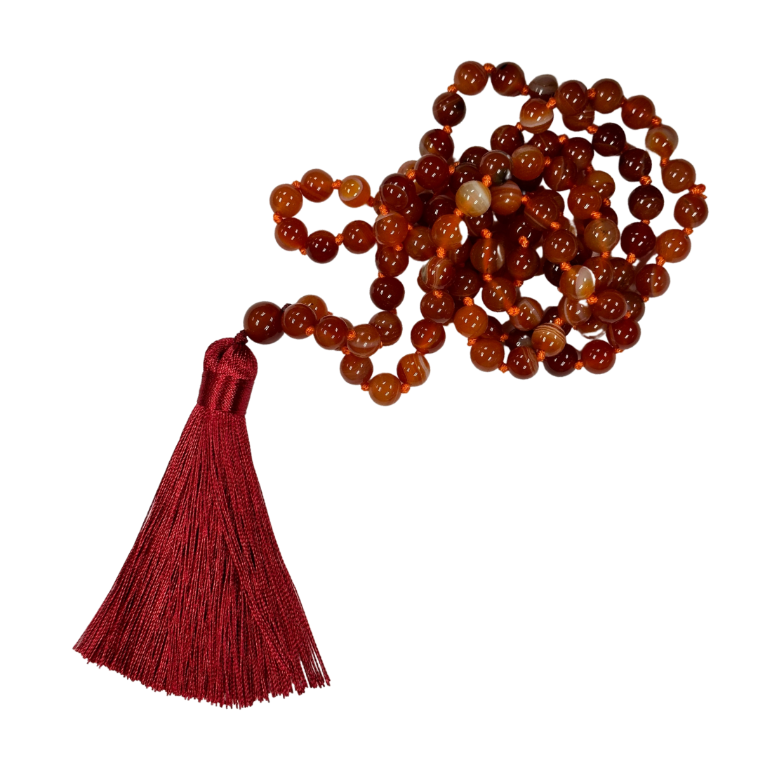 Carnelian Mala Beads